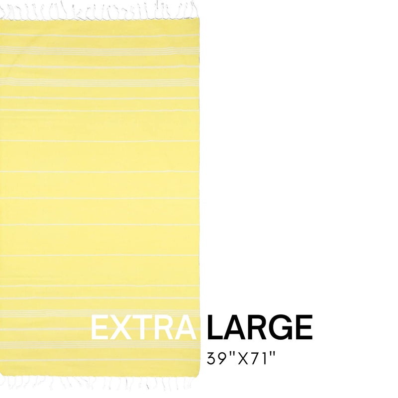 BAY LAUREL Turkish Beach Towel with Travel Bag 39 x 71 Quick Dry Sand Free Lightweight Large Oversized Towels Light - Image 3